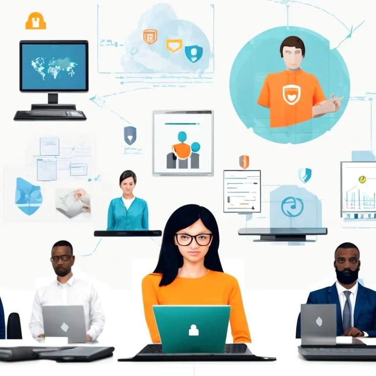 شهادة إتمام دورة تدريبية في أمن المعلومات